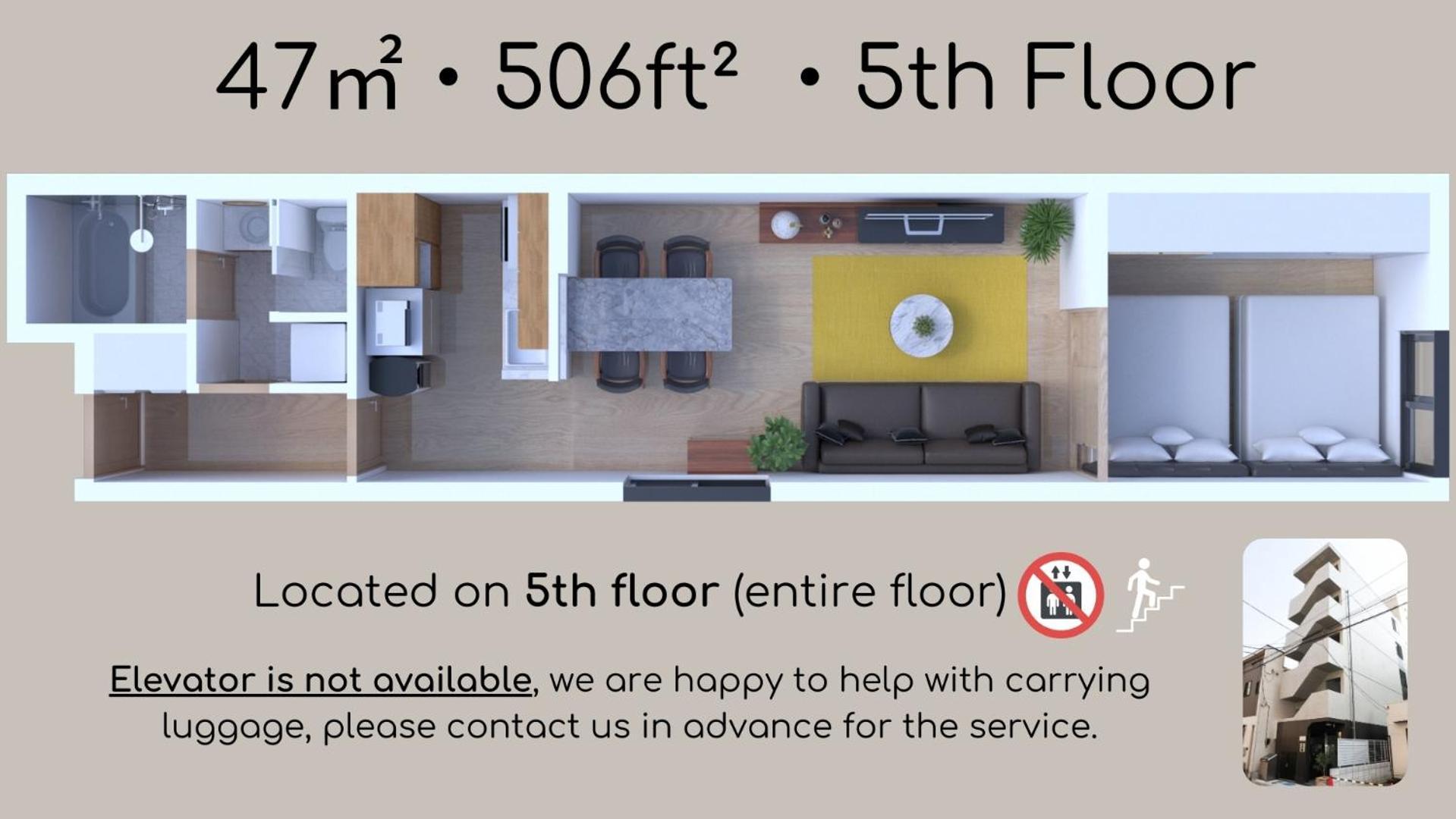 Seirai Asakusa Vacation Rental - 3 Minutes From Station طوكيو الغرفة الصورة